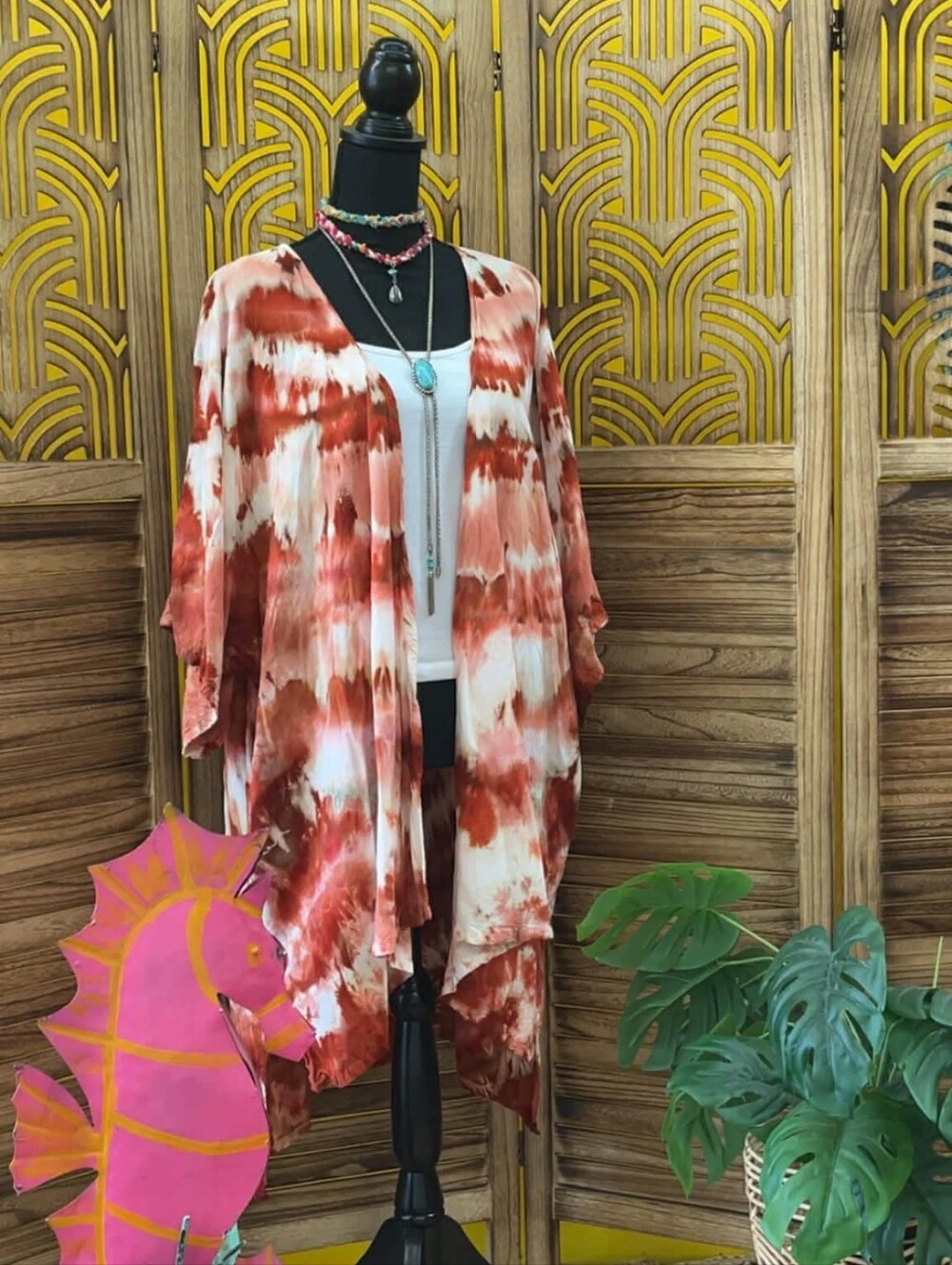 Hand-dyed Kimono W/ Pockets